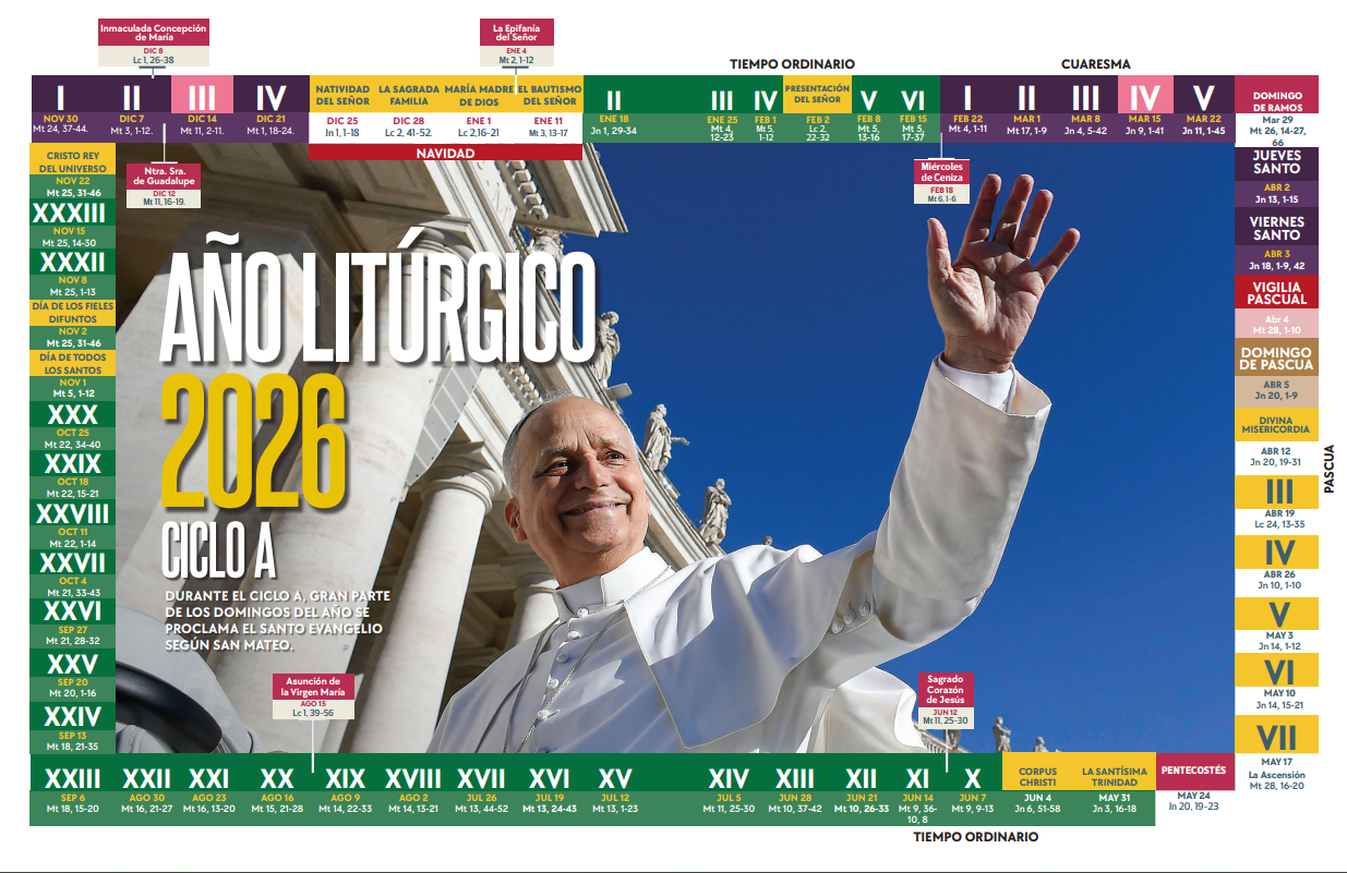 Calendario Liturgico 2026